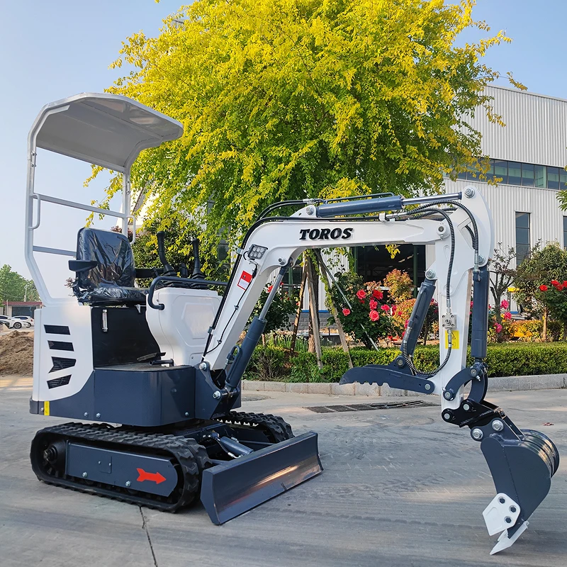 China 1 Ton Mini Excavator Prices Top Quality Hydraulic Small Digger Crawler Import Mini Excavator 1.2 Ton Free Shipping