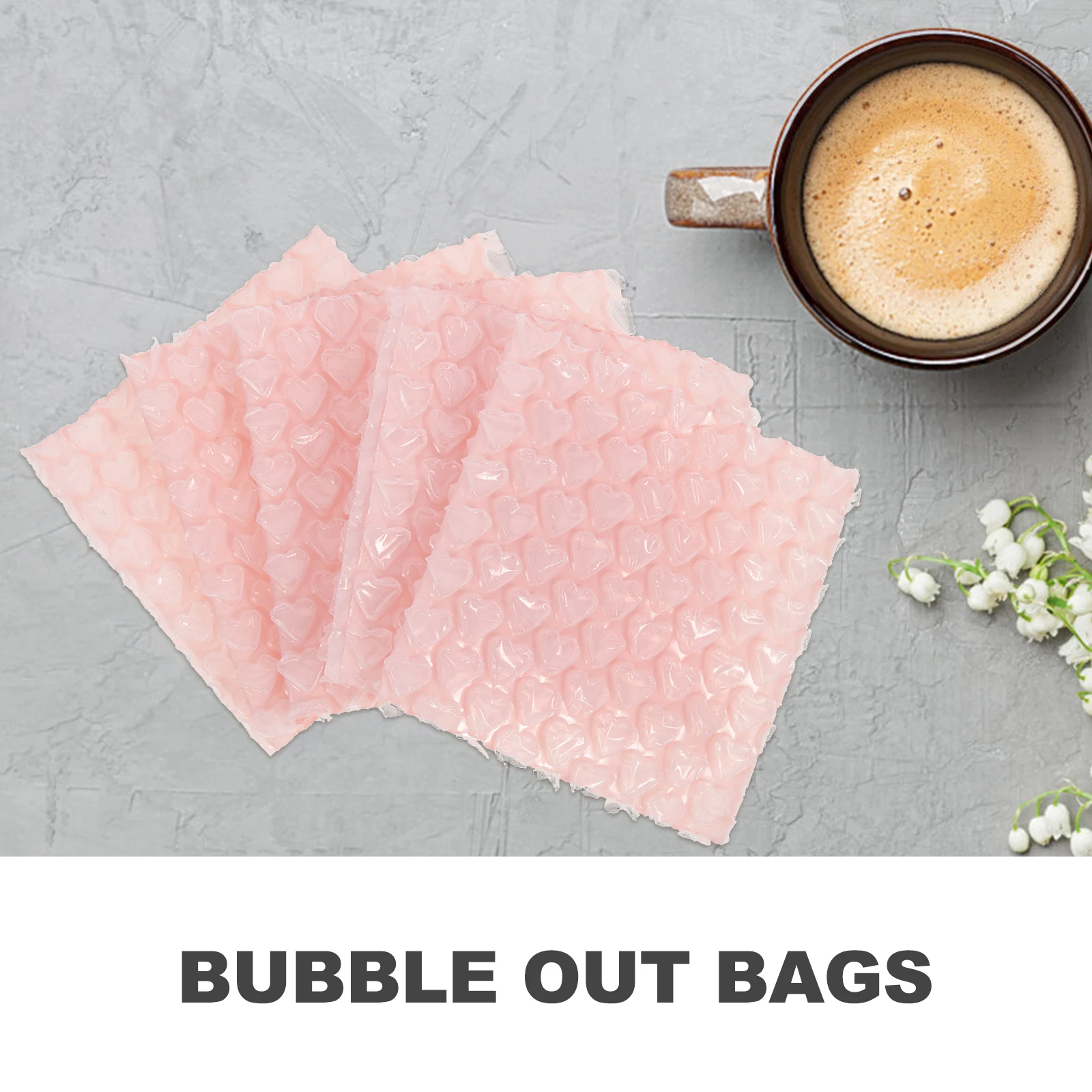 

60 Pcs Love Bag for Packaging Pouches Transporting Cushioning Shipping