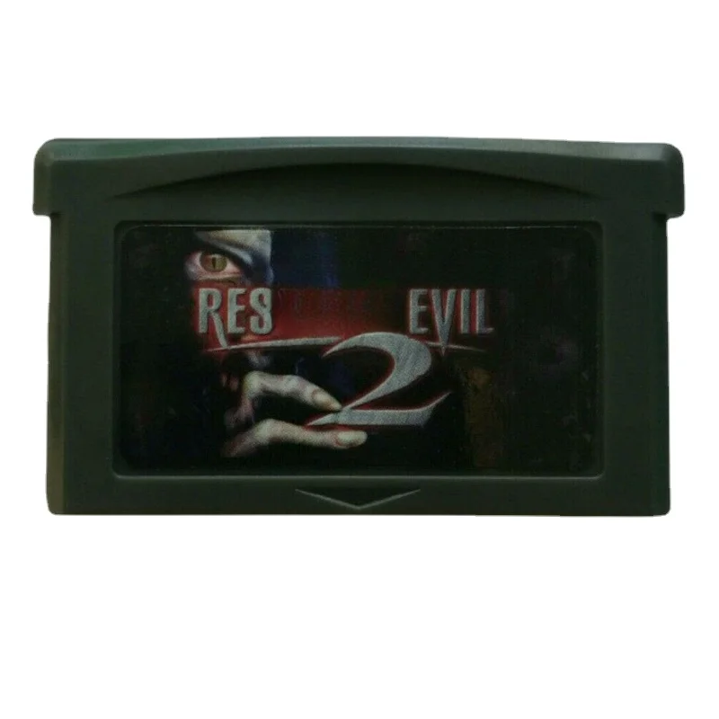 Escritura de juegos de cartas, demostración, Residented Evil 2, cartucho prototipo sin liberar para GBA SP NDS NDSL, herramienta para el hogar en inglés