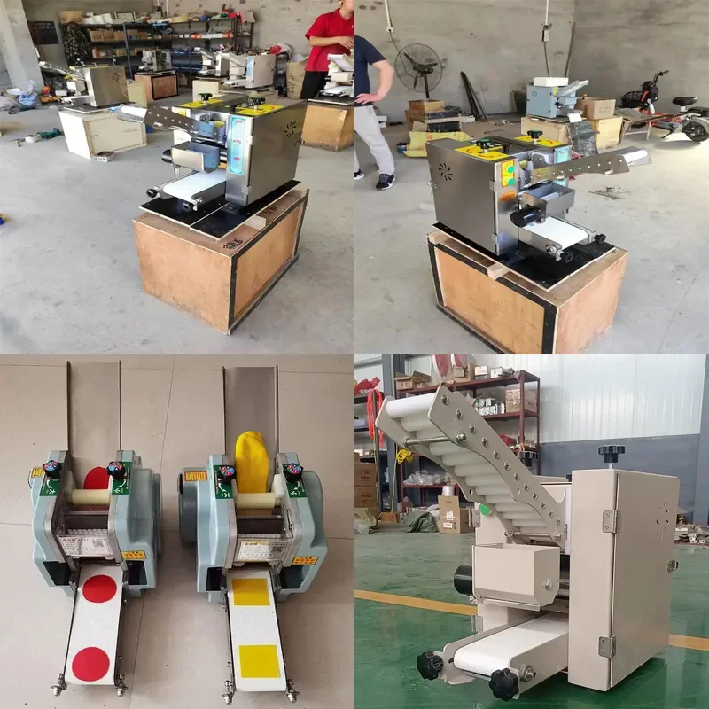 Commercial Dumpling Skin Machine for Household Automatic Multi-Functional Wonton Bun Skin Maker Imitation Manual Rolling