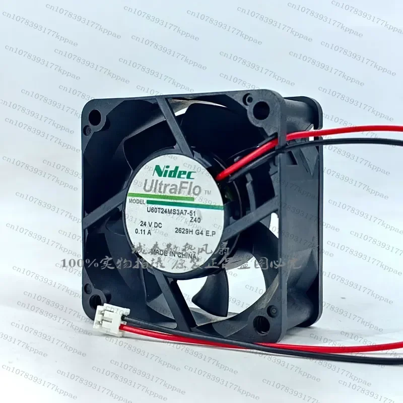 1PCS for Original U60T24MS7A7-51 24V 0.11A Helip HLP-A100 Inverter Cooling Fan 6CM