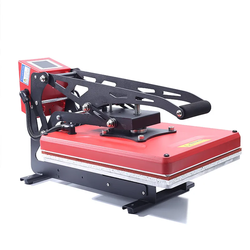 33*45CM vertical U-shaped base hot stamping machine high pressure flat plate hot drill machine printing T-shirt