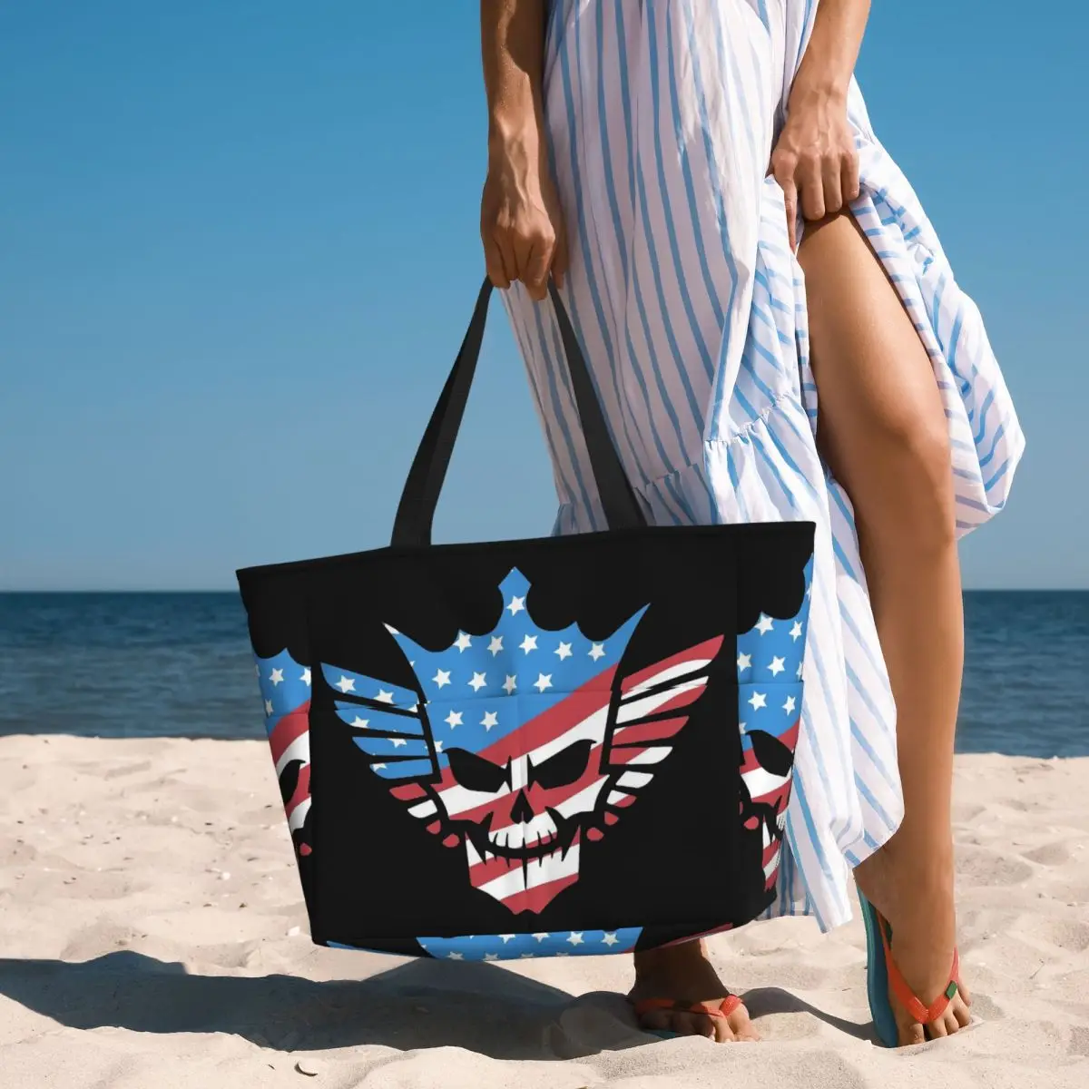 Cody Rhodes Wrestler Beach Tote Bag Sport Gym Yoga Duffle Large Tote Bag Women Travel Bag Fitness bag