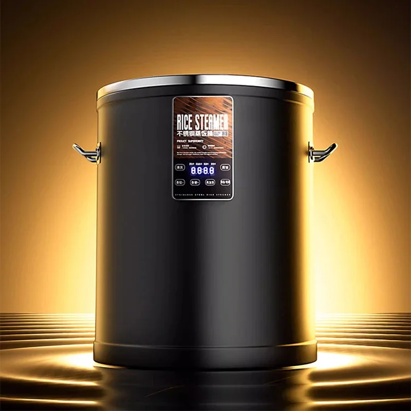 เครื่องนึ่งหม้อหุงข้าวไฟฟ้าอัจฉริยะเครื่อง45L ไฟฟ้าขนาดใหญ่สำหรับใช้ในเชิงพาณิชย์เครื่องนึ่งข้าวตู้ไม้ข้าว