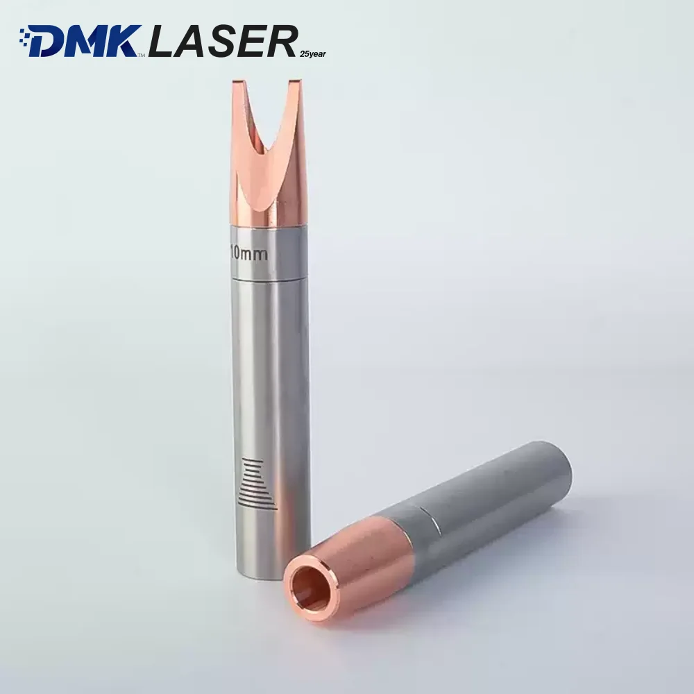 DMK IPG laser welding graduated tube 68mm scale tube 13.5mm Nozzles Connector stainless Steel Pipe for IPG laser welder head gun