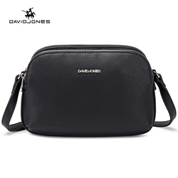 David Jones borse per donna Designer Luxury 3 tasche con Zip scomparto borsa a tracolla femminile borsa a tracolla da donna