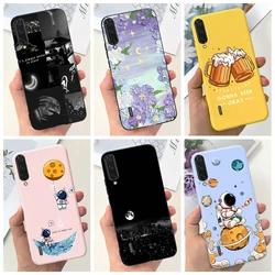 For Xiaomi Mi A3 MiA3 Case Cute Astronaut Slim Soft TPU Funda Shockproof Bumper Phone Cover For Xiaomi A3 A 3 Funda Flower Coque