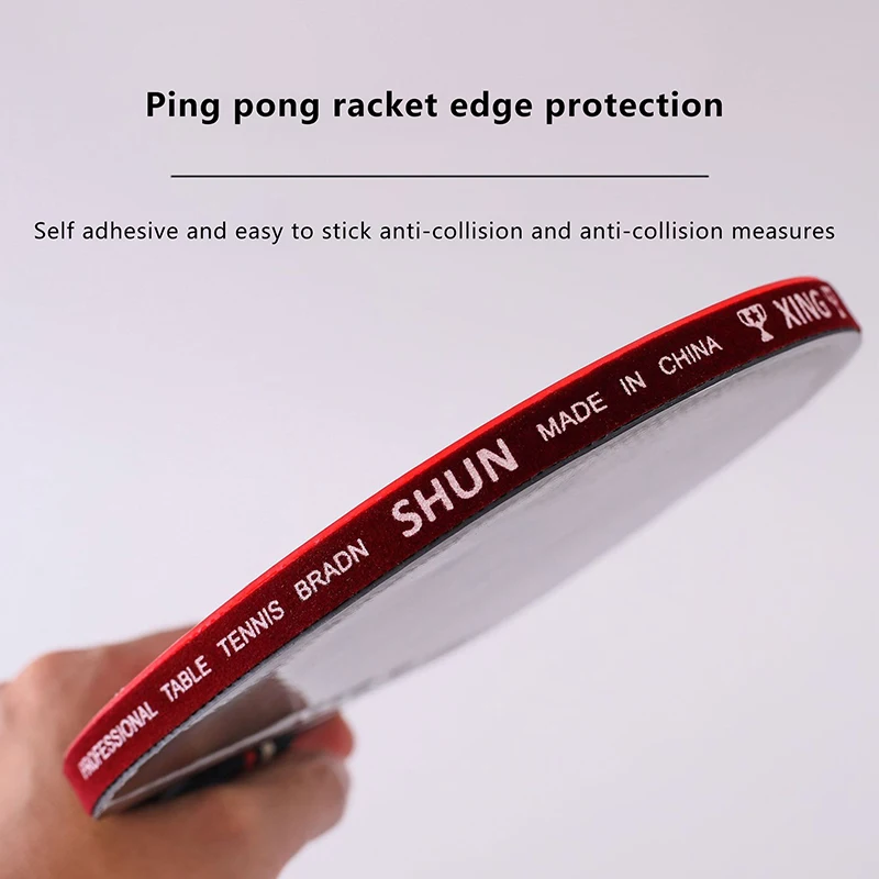 5Pcs Table Tennis Racket Edge Tape Side Protector Ping Pong Bat Protection Tape Anti Collision Self-adhesive Racket Tape