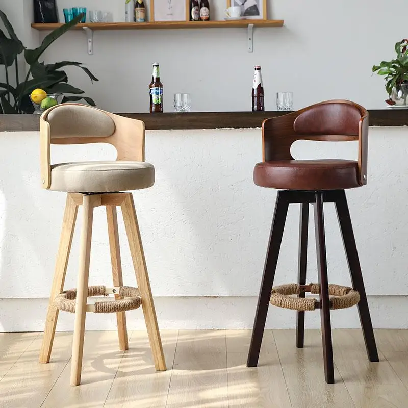 

Minimalist Stylish Bar Chairs Nordic Modern Luxury Living Room Bar Stool Simple Aesthetic Banqueta Alta Para Cozinha Furniture