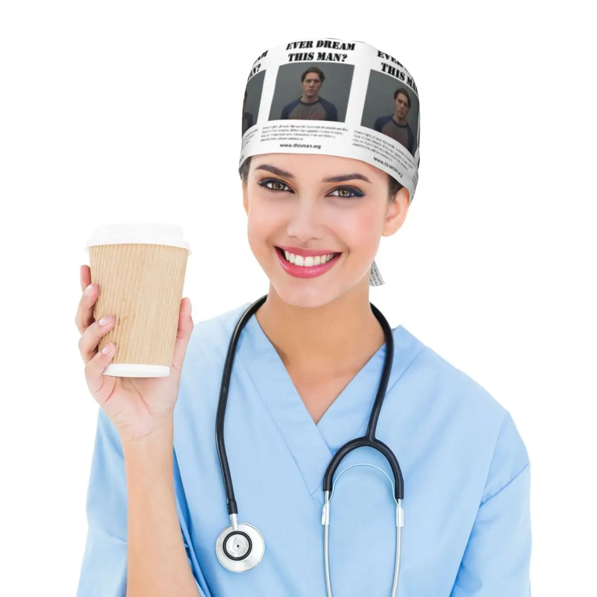 Ever Dream This Jerma Scrub Hat Doctor Working Surgical Cap Men Women Adjustable Nursing Caps for Dentist