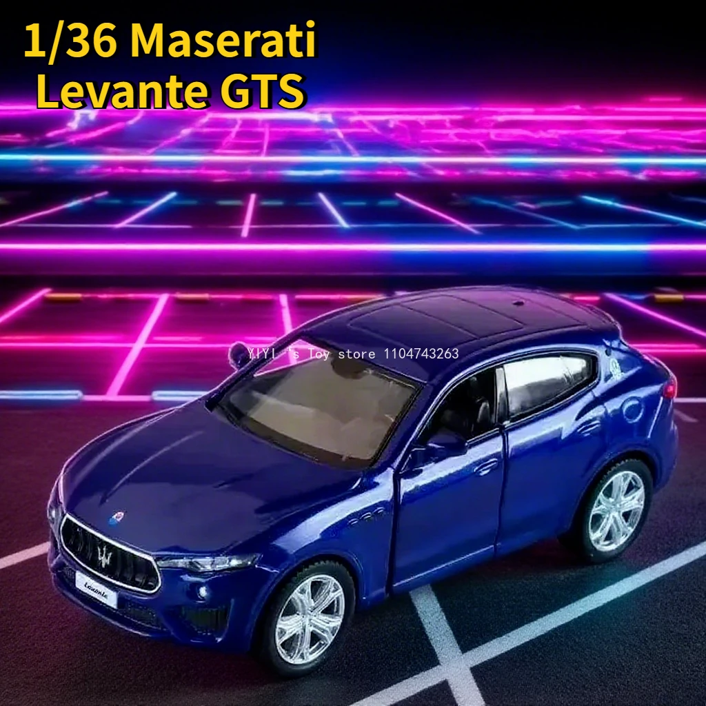 

1/36 Maserati Levante GTS SUV Toy Car Model for Children RMZ CiTY 5'' Diecast Sport Miniature Pull Back Advanced Collectibles