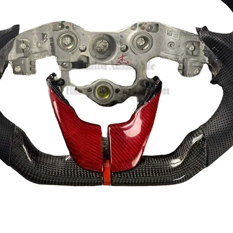 شعبية بالجملة حار بيع الجملة الجلود ألياف الكربون مجداف عجلة القيادة لعجلة قيادة السيارة LAFESTA #6