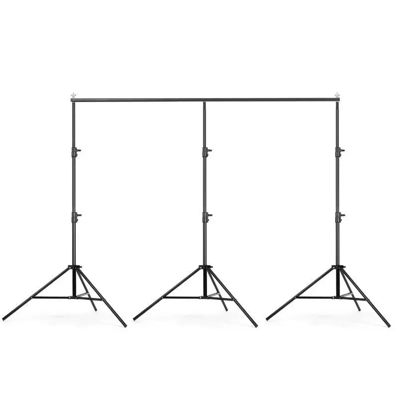 3X4M Metal Photography Background Stand Photo Studio Background Backdrops Chromakey Support System Frame Carry Bag Light Kit