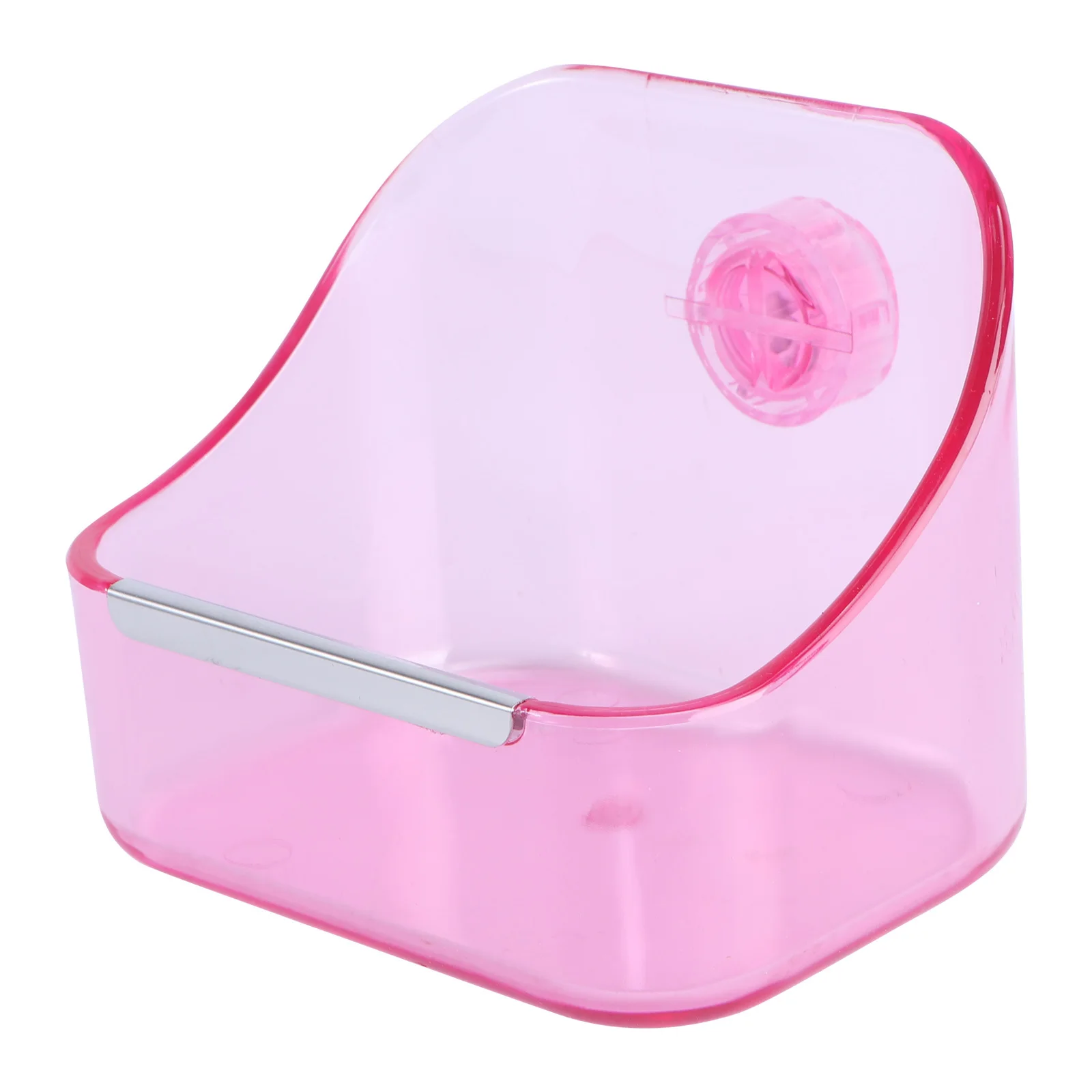 

1pc Pet Cage Durable Small Animal Feeder For Rabbit Hamster Rabbit Feeding Bowl Bird Cage Food Container Bowl