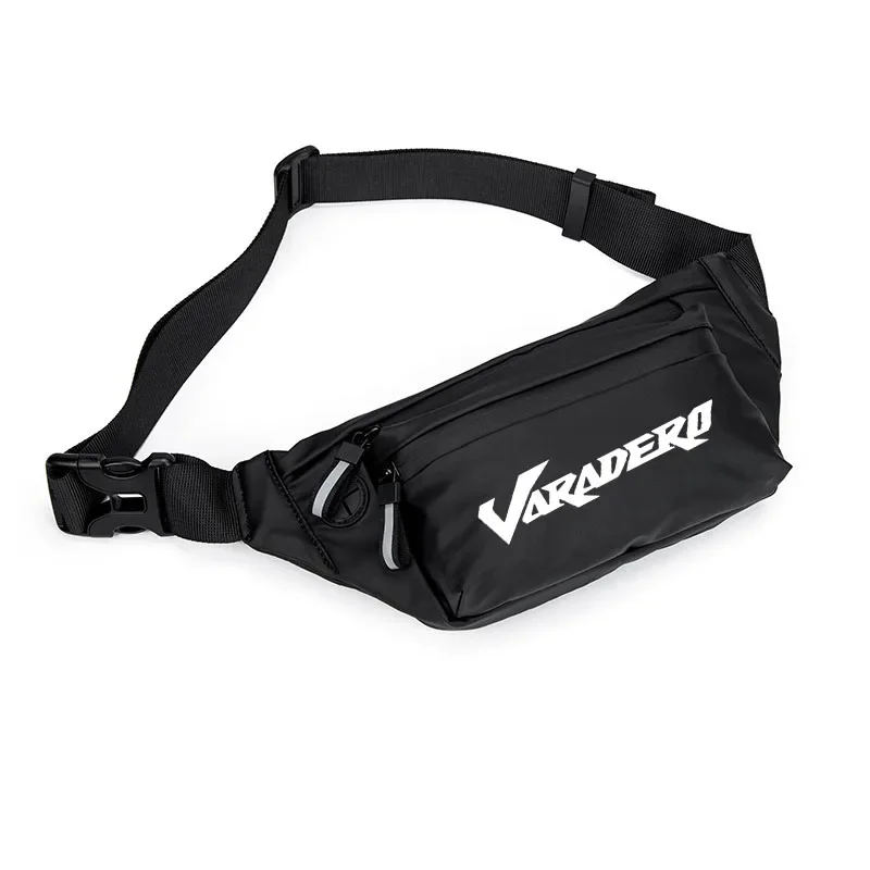 For   XL1000 Varadero ABS LOGO Men Waist Pack Belt Hip Bum Slant back bag Chest Bag Male Motorcycle Riding Antitheft Purse