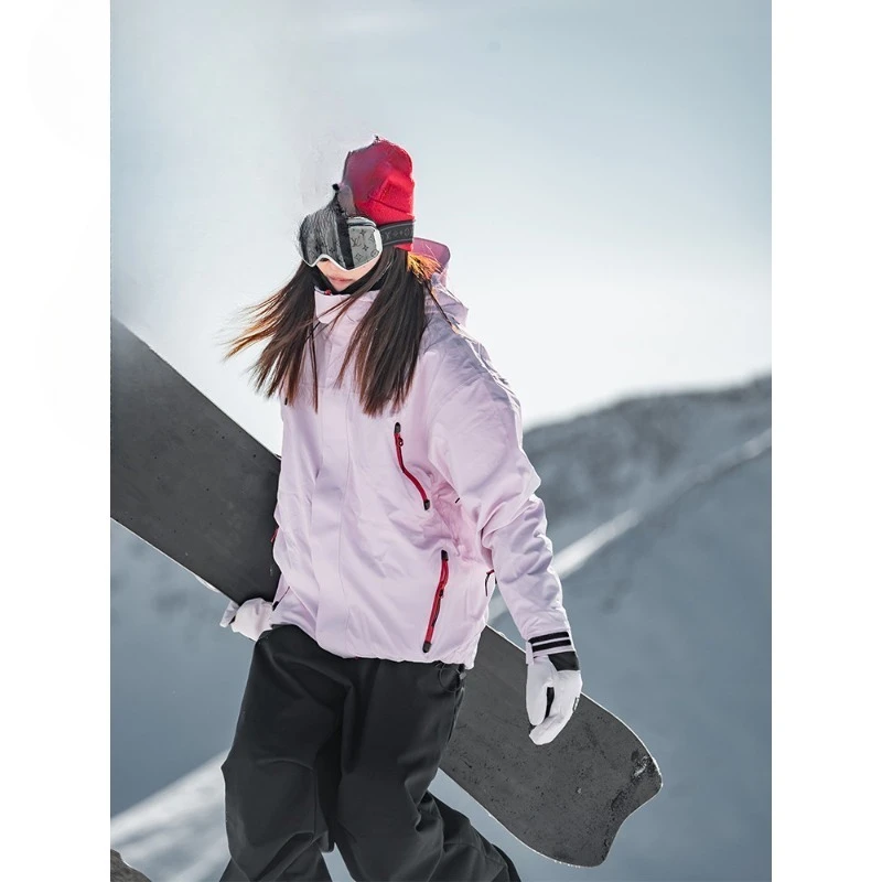 

Snowboard ski suit women's waterproof jacket thermal fleece hard shell ski suit three-in-one thermal snow suit