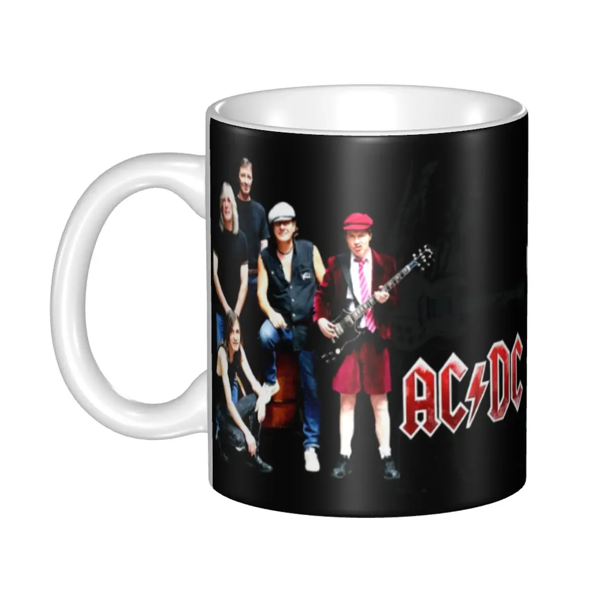 Personalized AC DC Rock And Roll Band Coffee Mugs DIY Australian Heavy Metal Music Ceramic Tea Milk Cups