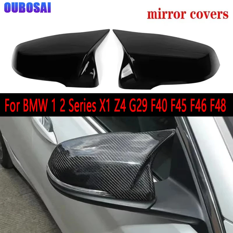 

For BMW 1 2 Series X1 Z4 G29 F40 F45 F46 F48 carbon fiber rearview mirror housing side view mirror housing reverse mirror cover