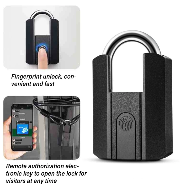 高度な指紋南京錠多機能使用金属ロック個人およびプロフェッショナルセキュリティのための高セキュリティ指紋ロック