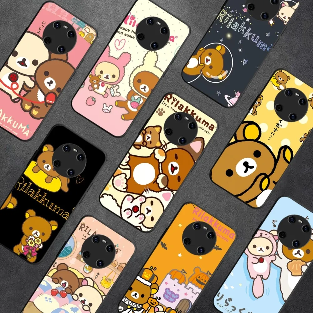 Cute Cartoon R-Rilakkuma Phone Case For Huawei Y9 6 7 5 Prime Enjoy 7s 7 8 plus 7a 9e 9plus 8E Lite Psmart Shell