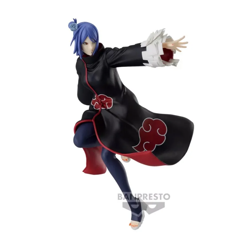 100% Original In Stock Bandai BANPRESTO Vibration Stars VS NARUTO Konan Animation Action Figure Toy Gift Model Collection Hobby