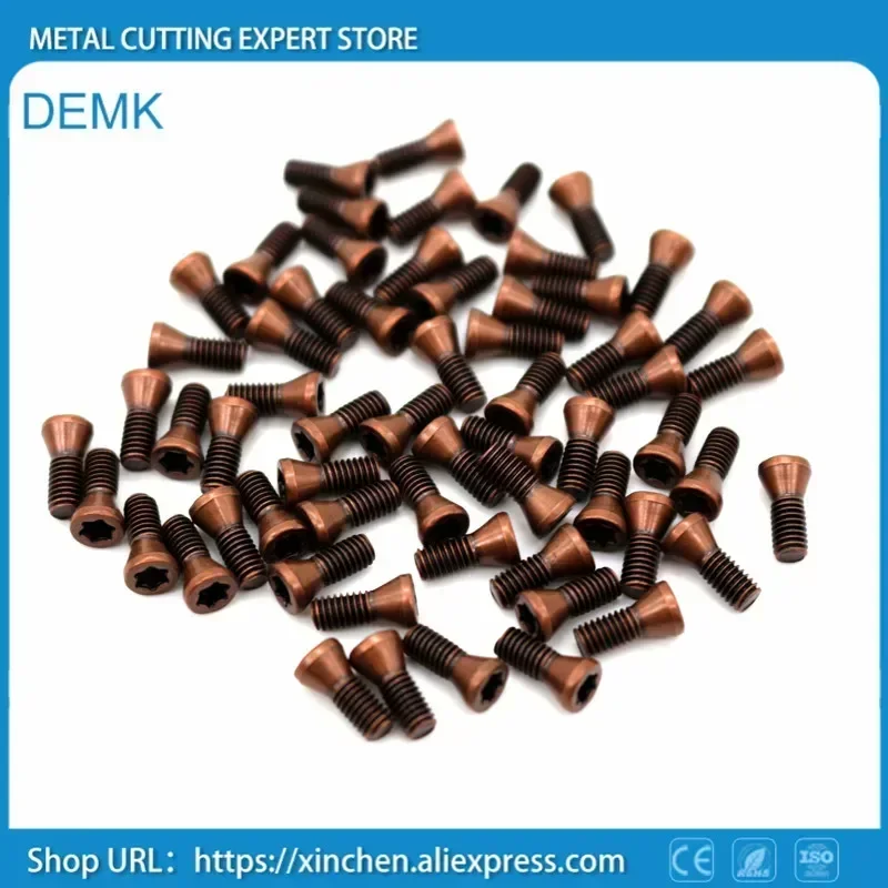거치대 플럼 나사, CNC 거치대 피팅 밀링 커터, M1.6 M1.8 M2 M2.2 M2.5 M3 M4 M5 거치대, 50 개
