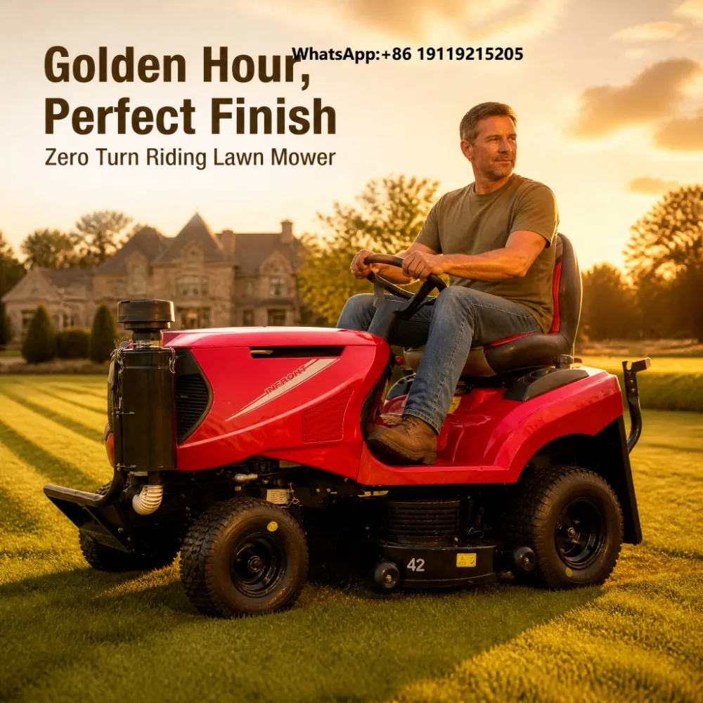 30 42 Inch Ride on Lawn Mower Tractor DIY Grass Cutting Weeding Trimmer Tractor Lawn Mower Riding for Sale