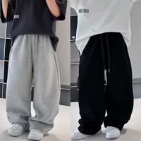 5-12Y Boys Girls Casual Pants Autumn 2025 New Children's Handsome Fashionable Sports Pant Students Stylish Versatile Loose Pants