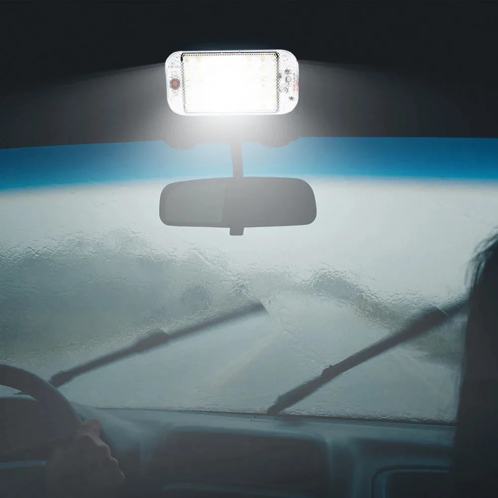 Потолочный светильник, яркий внутренний автомобильный купольный светильник с переключателем ВКЛ/ВЫКЛ для коробок, грузовиков, кемперов, лодок, внутреннего освещения 1/2/4/6/8 шт.