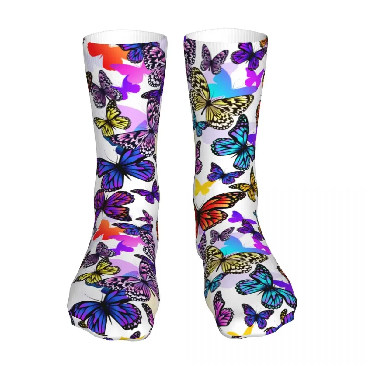 Men Sport Butterfly Socks Cotton Funny Woman Sock