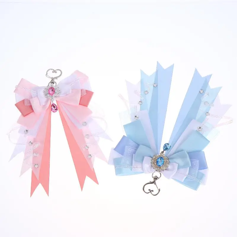 Itabag Dekorationszubehör Doppelschichtige Schleife Taschenanhänger DIY Handgemachter Lolita-Schmuck Geschenk für Freund Anime-Zubehör – Detail 10