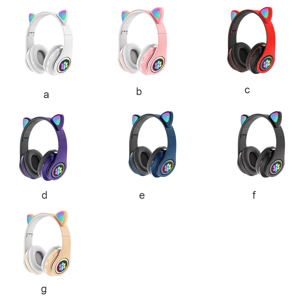 

Glow Headset Wireless Earstud Gaming Supplies Fine Workmanship Multicolored Exquisite Multipurpose Functional blue