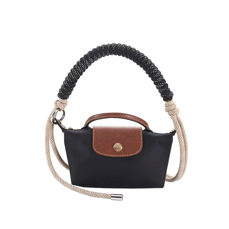 NEW Bag Strap for Longchamp Mini Bag Woven Strap Transformation Bag Modify Buckle Accessories Short Strap