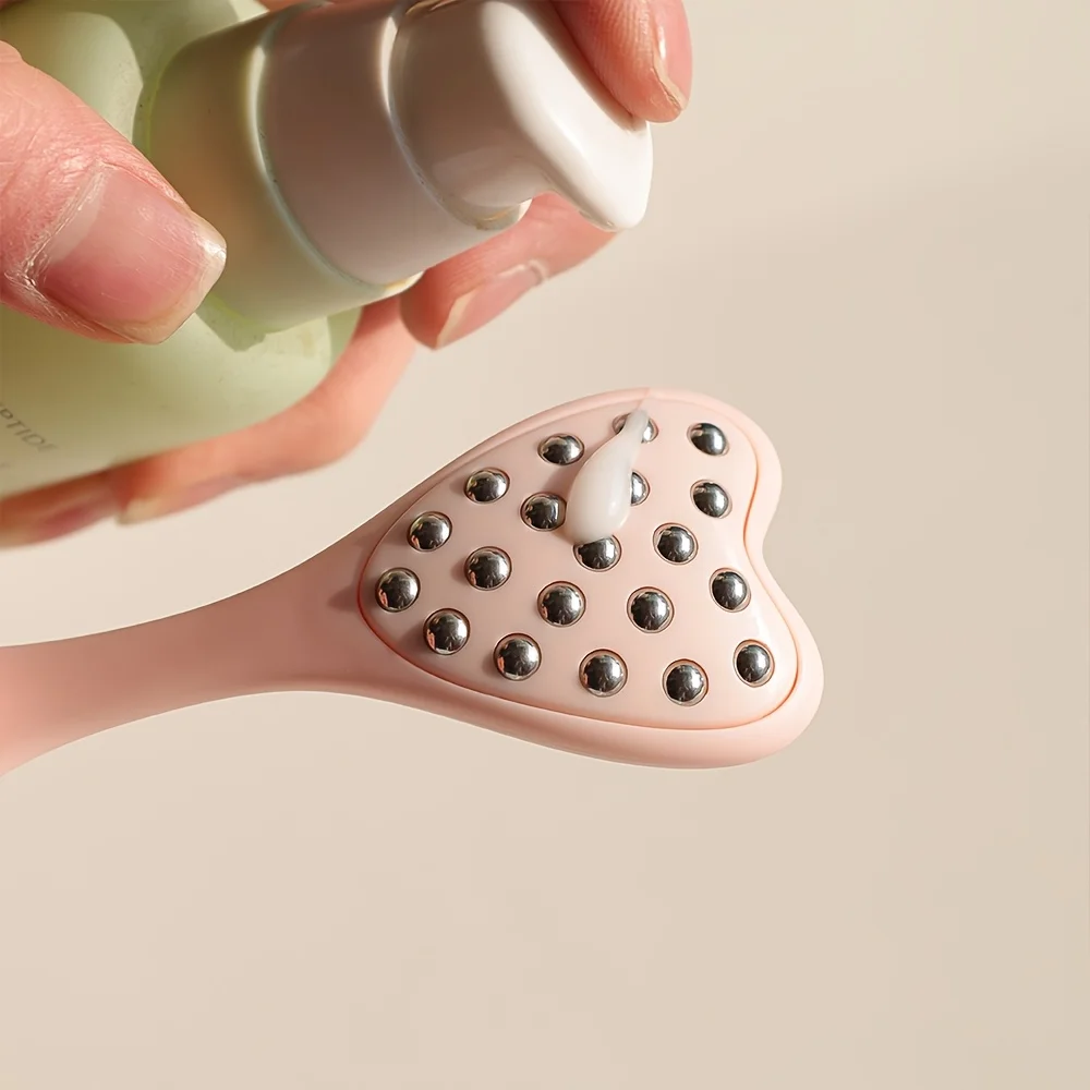 Facial Gua Sha Roller Massager Boost Skincare Absorption Portable Face Spa Massage Tool Ideal Gift for Friends Family