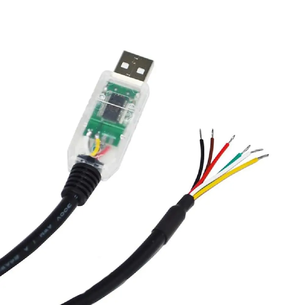 USB to RS-485 Converter Cable,FT232 Chip,6-Wire Terminal,LED Indicators,1M Length,Compatible Win Linux Mac,USB RS485 Adapter