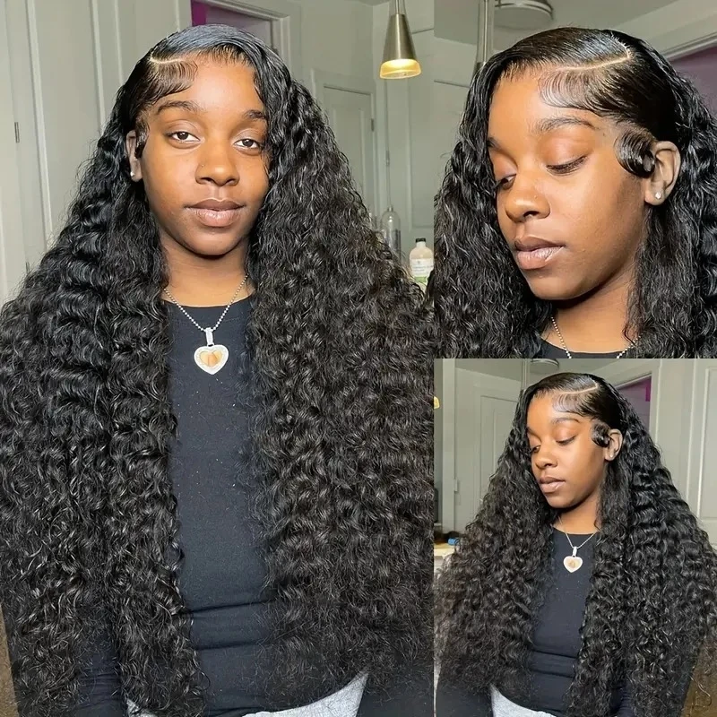 Fashionable 13*4 hair , African lace front small curly wig