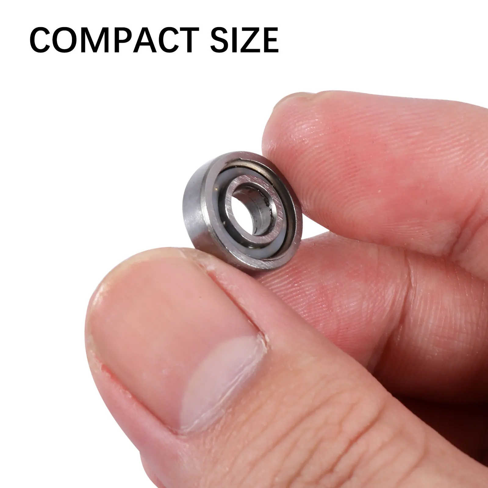 20Pcs Micro Deep Groove Ball Bearings Carbon Steel Pre-Lubricated Double Metal Seal Miniature Bearing for Motors Vehicles