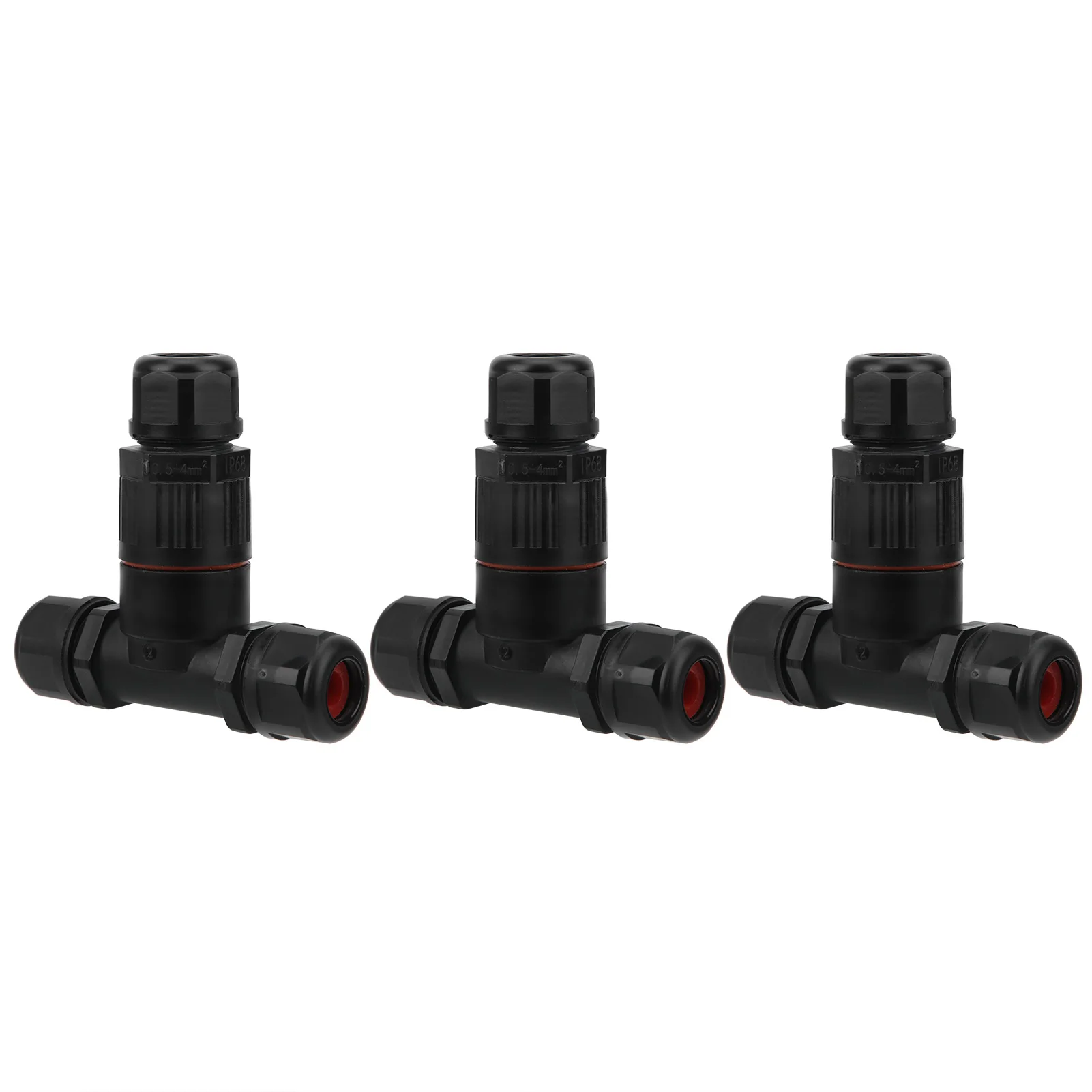 IP68 Waterproof Connector Electrical Cable 3 Way T Shape Outdoor Industrial Accessories Waterproof Connector