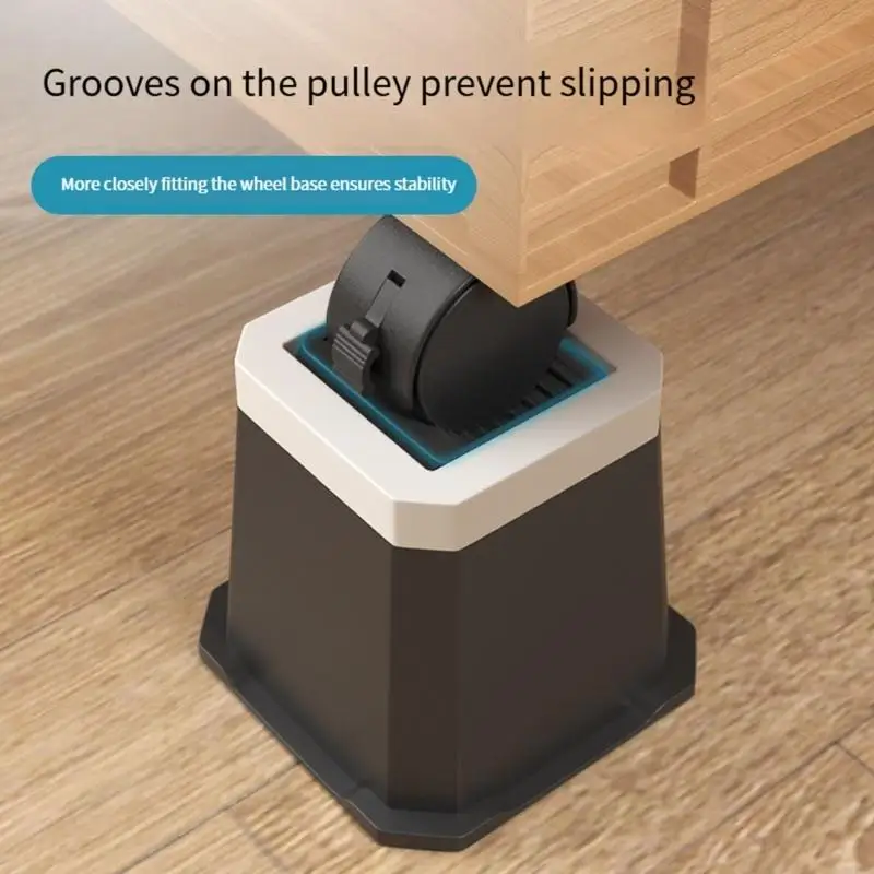  TPU Material Casters Cups Odorless Tool Easy Installation Furniture Glides 6pcs for Sensitive Household Environment