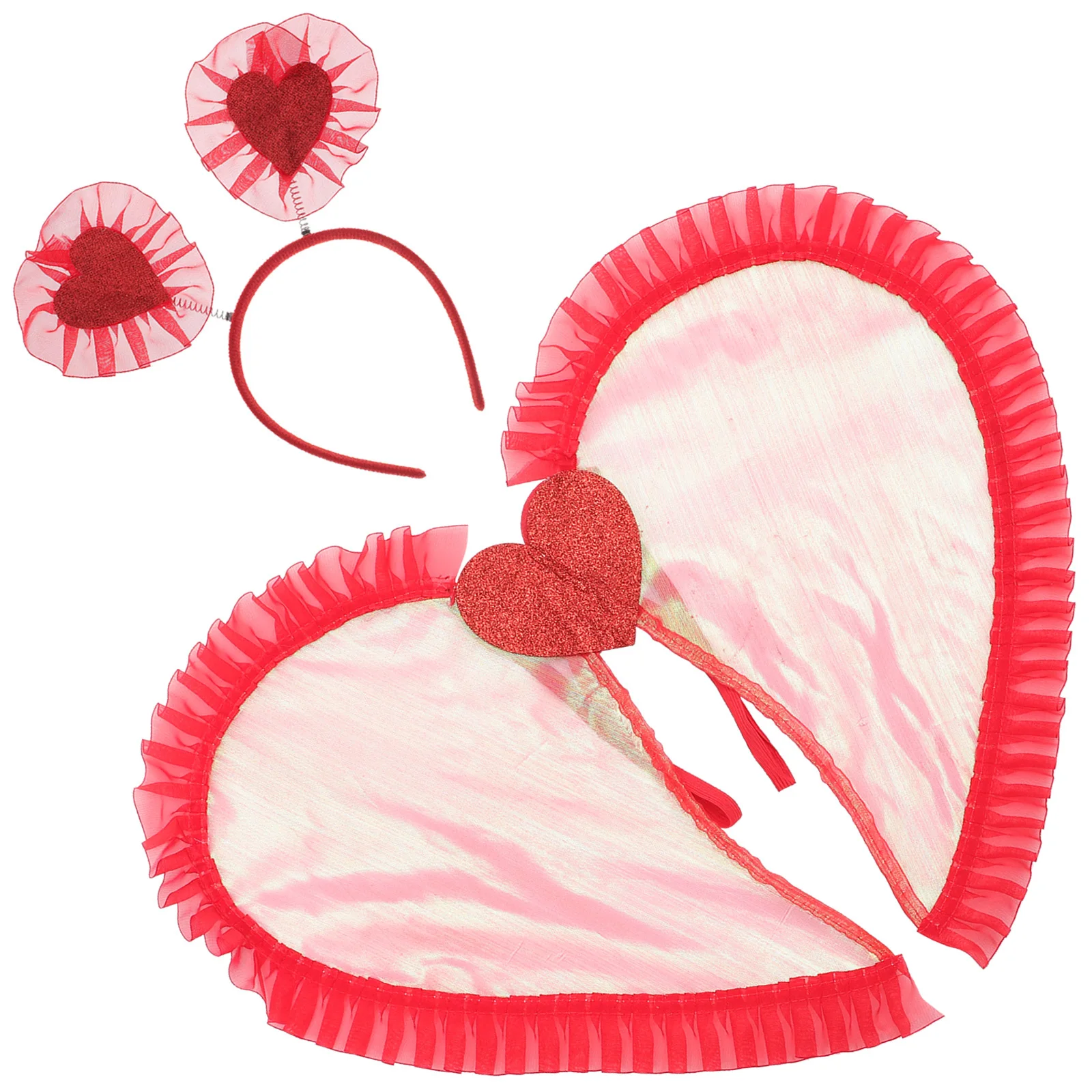 

1Set Angel Costume Accessories Complete Wing Set Soft Touch High Durability Excellent for Dress Up Games Themed Parties