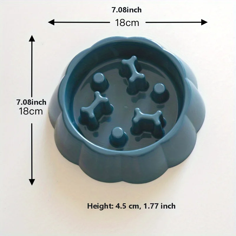 Slow Feeder Dog Bowls Anti-Choking Puzzle Dog Food Bowls for Slower Eating Personalized Dog Bowls for Medium Dogs and Cats, P