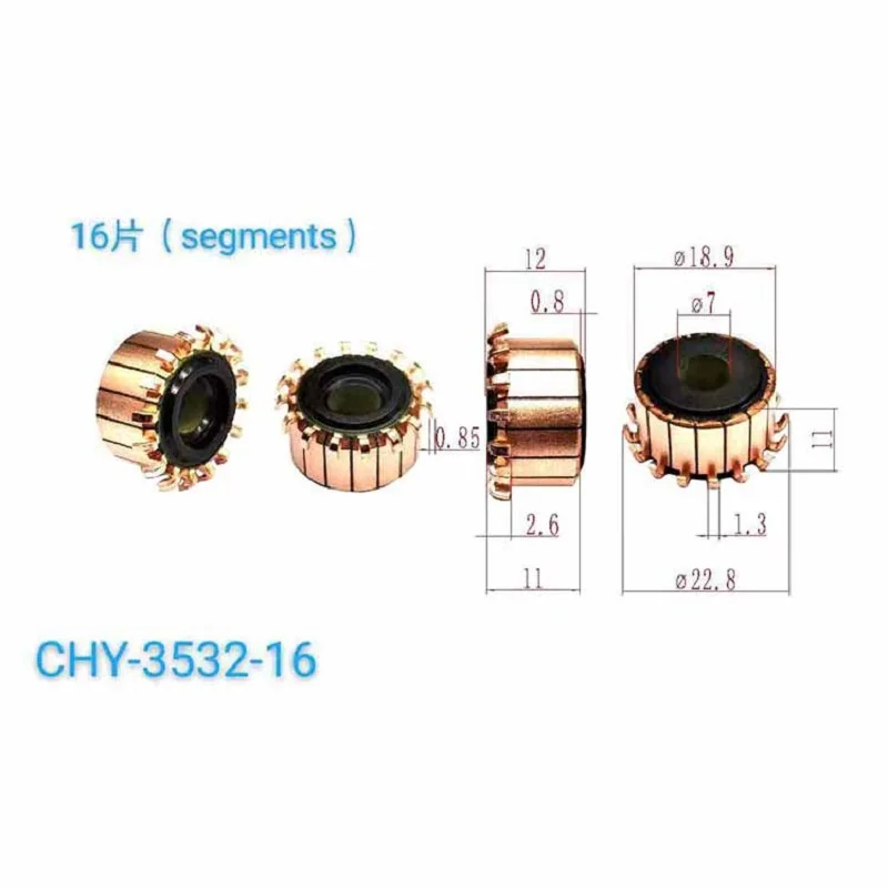 18.9*7*11*16p Rectifier Reverser Copper Head Chy-3532-16