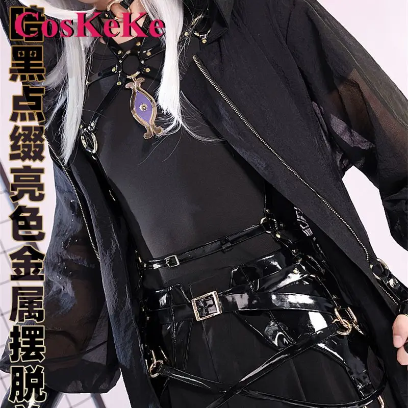 CosKeKe Cyno Cosplay Anime Game Genshin Impact Costume Sniper Killer Fashion Handsome Uniform Halloween Party Role Play Clothing