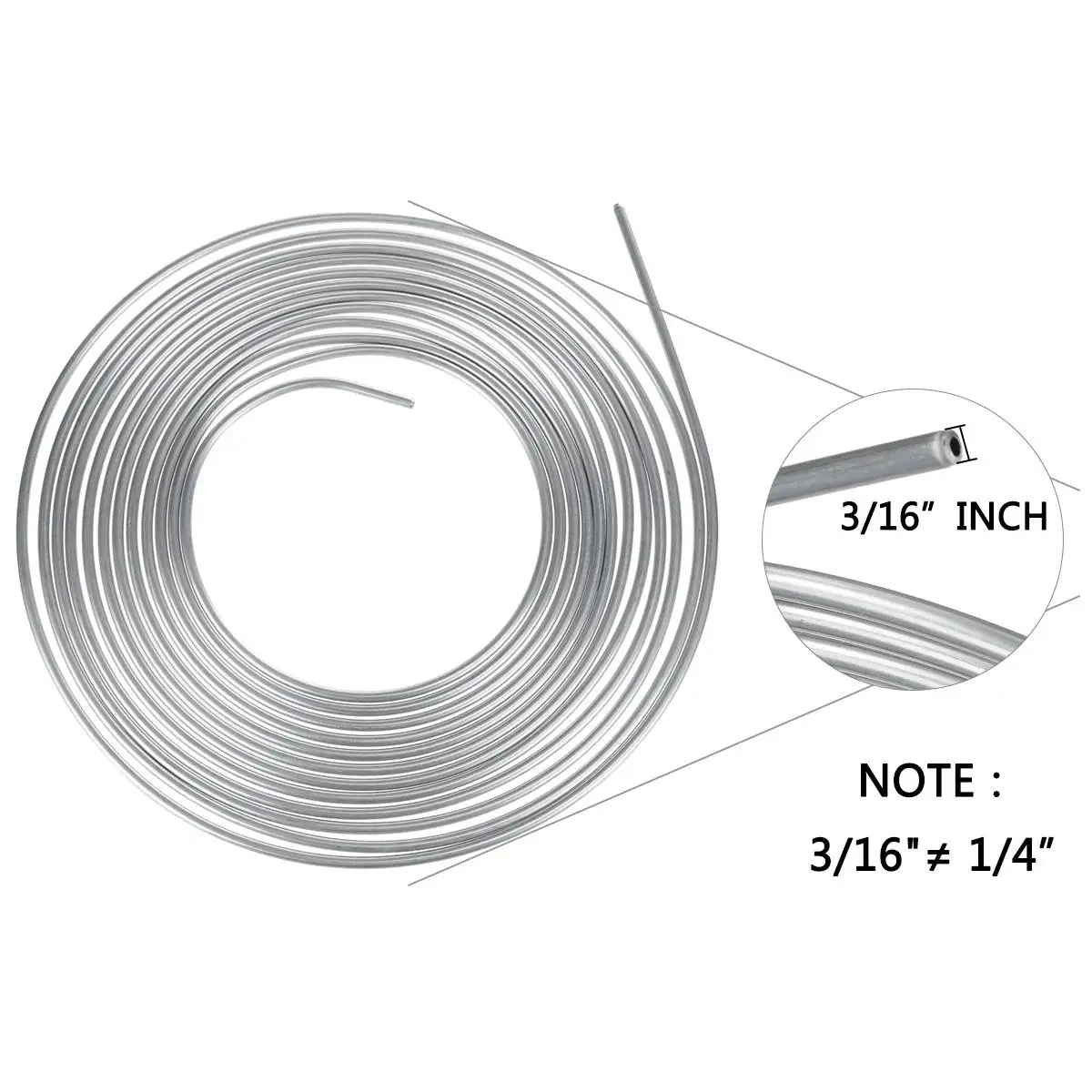 25Ft Roll Tube Coil 3/16\