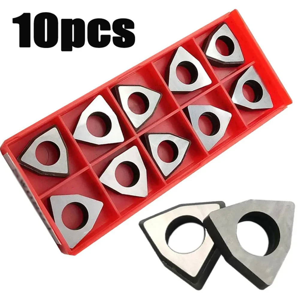 Shims Carbide Inserts Boring Carbide MW0804 Parts Replacement Shim Tool Trigon Turning 10Pc/set Accessories Kit