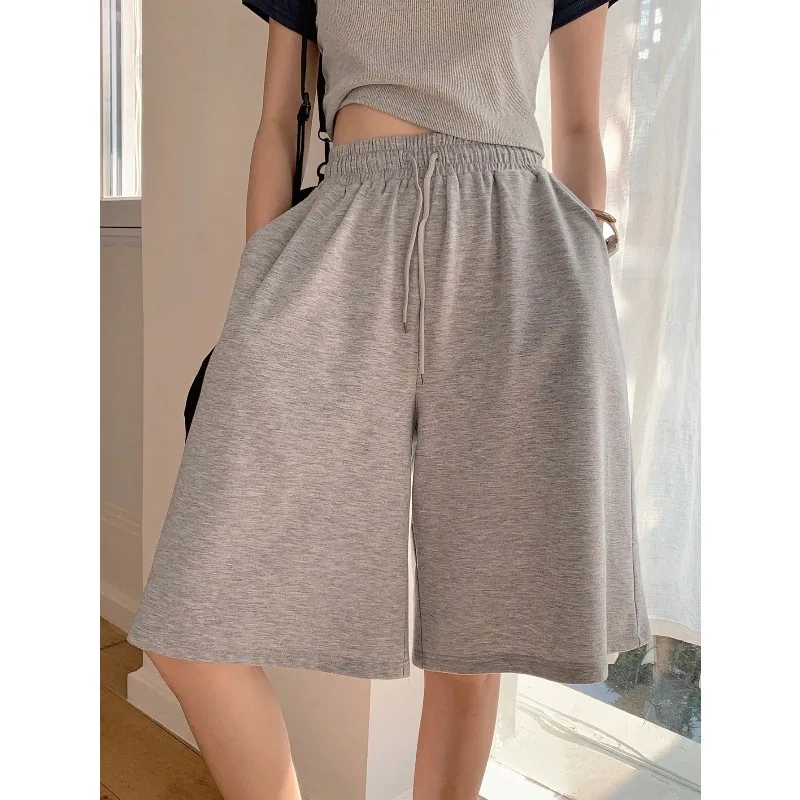 Trendy Street Versatile Casual Loose Fitting Unisex Casual Sports Basic Casual Sports Shorts Suitable for Both Men and Women