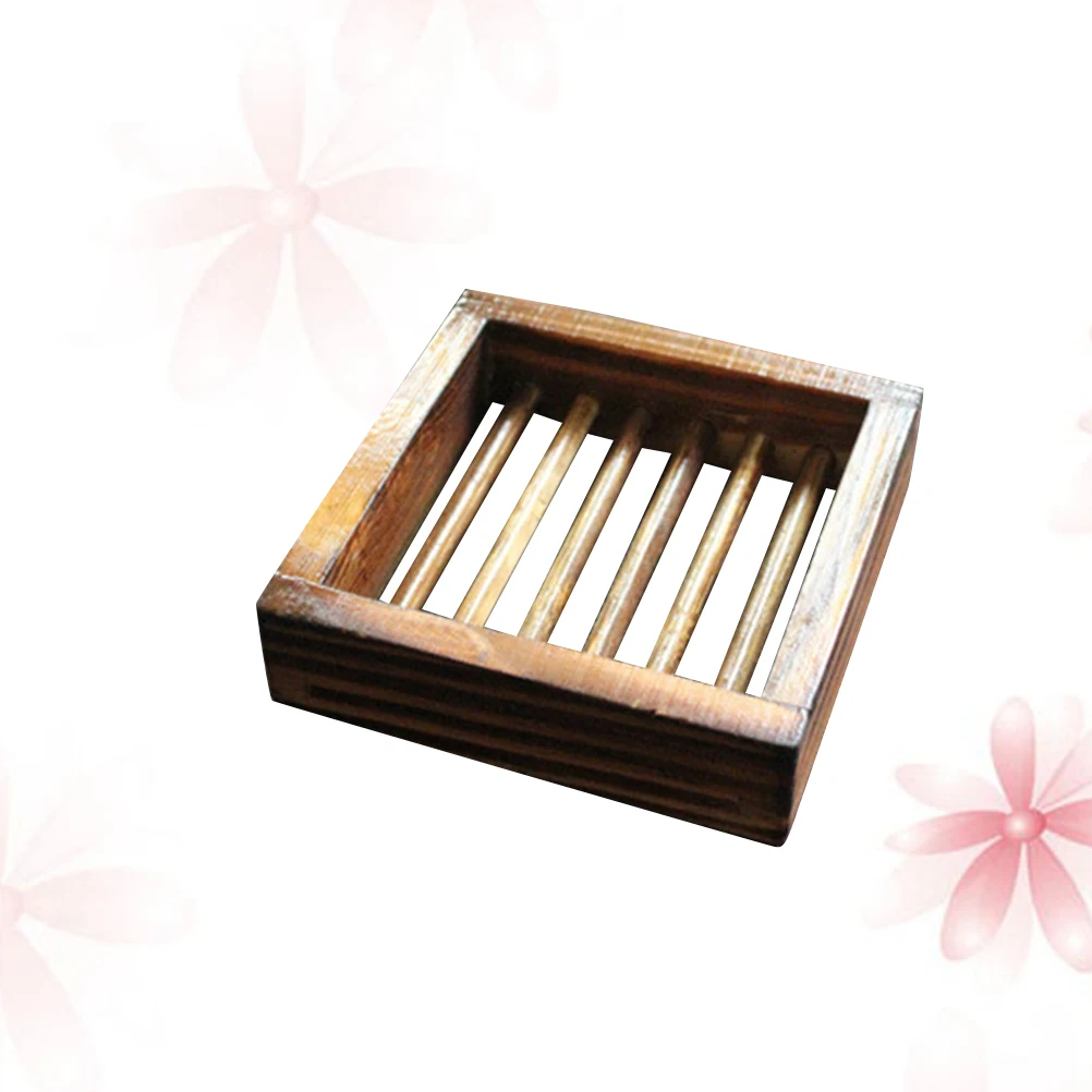

Soap Dish Holder Tray Container Wooden Box for Bathroom Travel Easy Clean Odorless Long Lasting Portable Soap Box Home