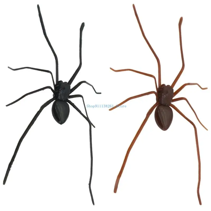 

H05E Realistic Horror Spiders Fridge Magnet April Fool Day Kitchen Decoration Gift