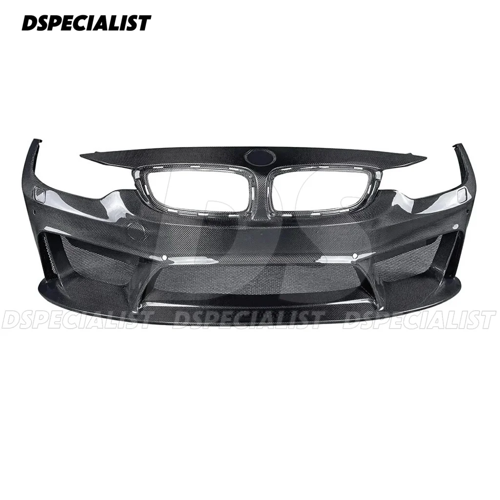 

3D Style Full Carbon FIber Front Bumper for BMW M3 M4 F80 F82 F83 Bodykit