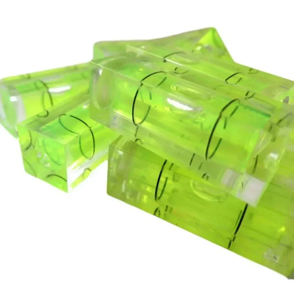 3Pcs Set Mini SquareLevel Bubble High-Precision Small Levels 15x15x40mm For Home Handicraft Display & Storage Tools